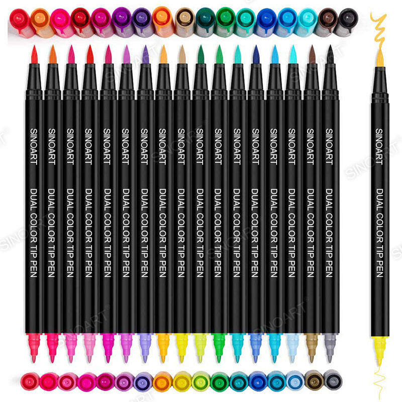 More than 48 colors Dual-Tip Markers Watercolor Marker 