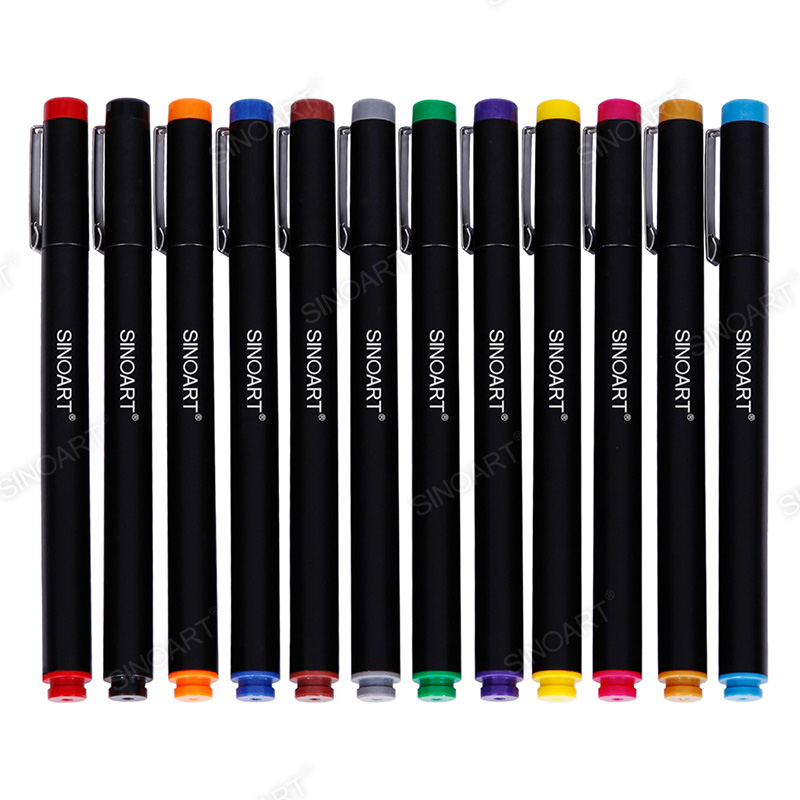 12 colors Colored pen 0.45mm tip Micron Drawing Pen