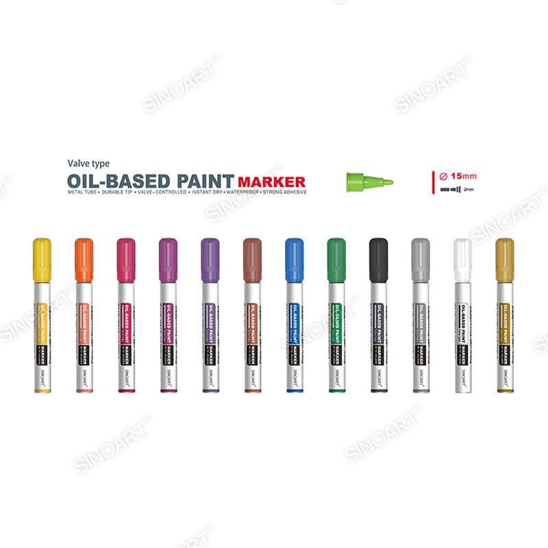 Bullet tip 1mm/2mm/3mm Oil Based Paint Marker Oil Markers & Pop Markers