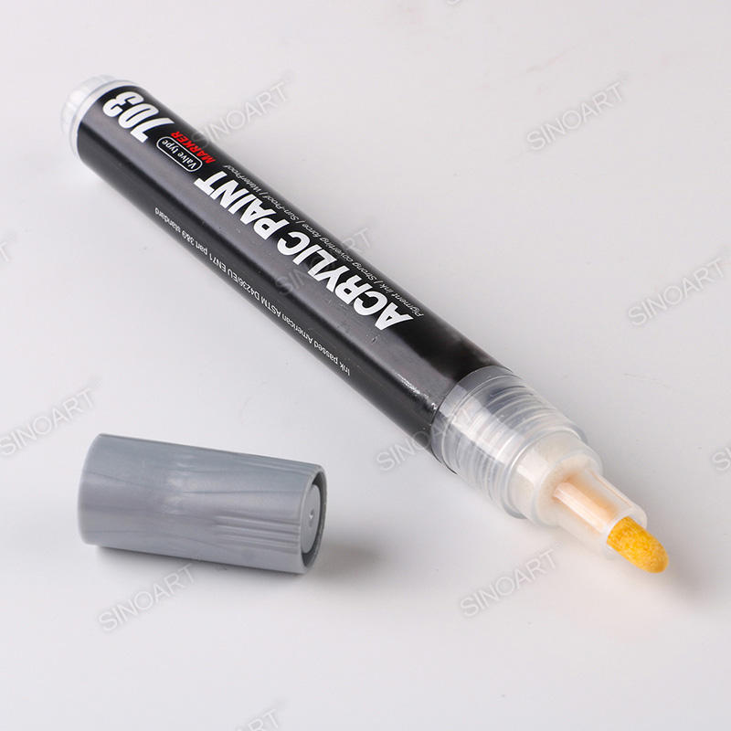 Bullet fiber tip paint Marker water-resistant Acrylic Marker