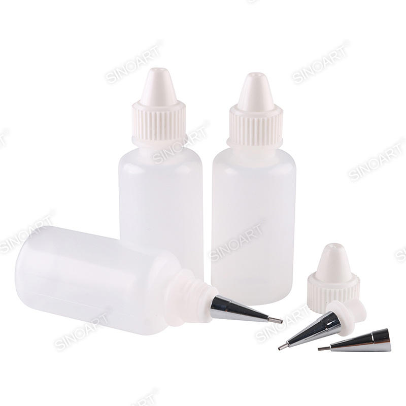 15mL Plastic squeeze bottles with 3 liner nibs Drawing & Sketching