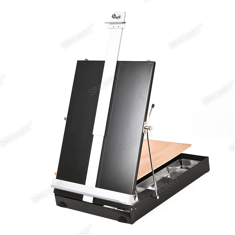 Aluminum Portable Artists Tabletop Foldable Box Easel