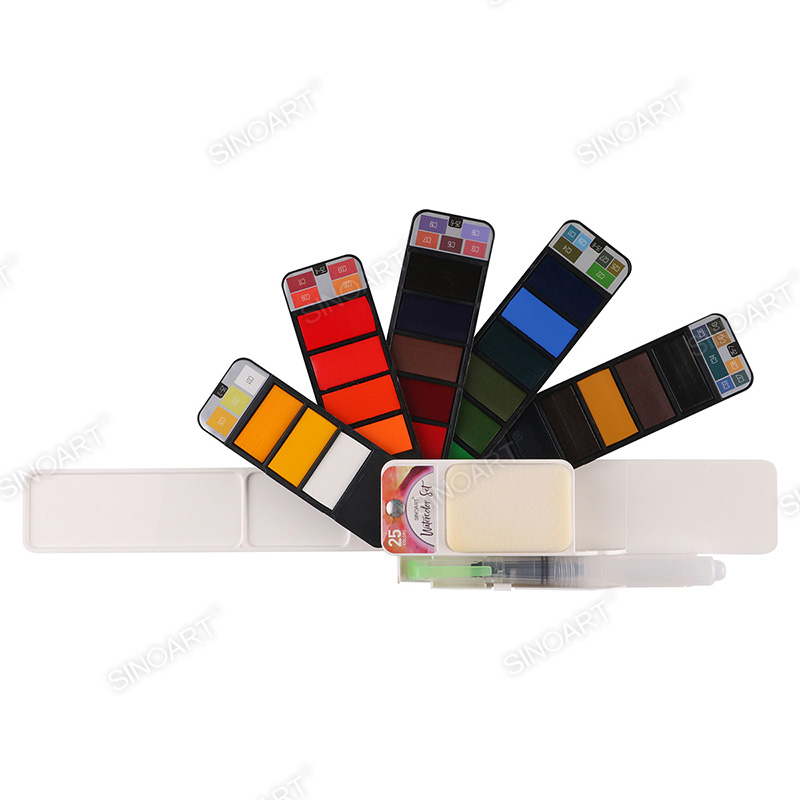 Pocket Watercolor Travel Set Watercolor Paints