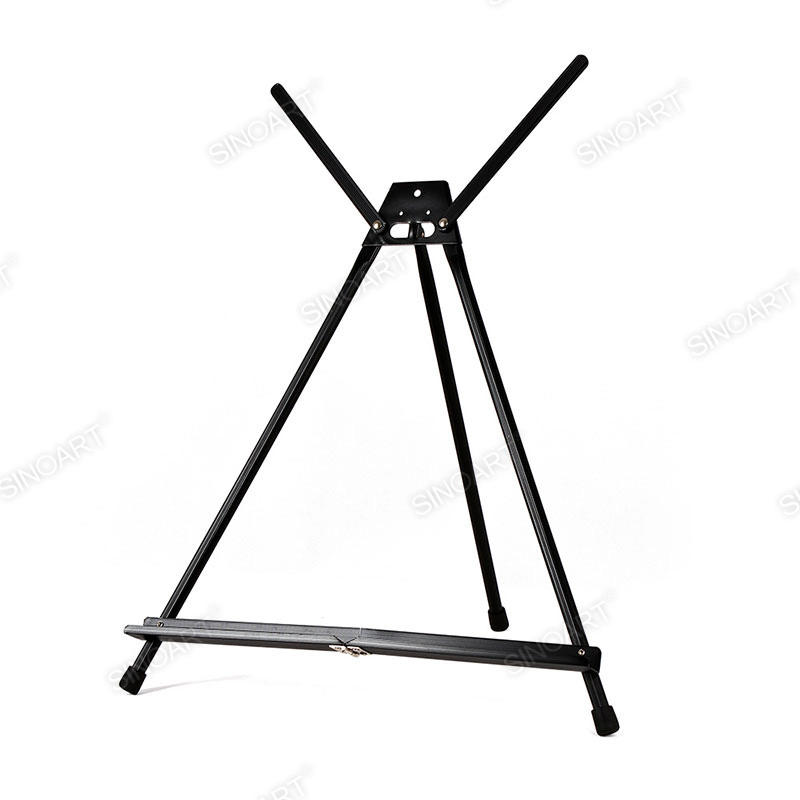 44x30x45.5cm Aluminum Table Display with Wing Supporters Folding Metal Easel