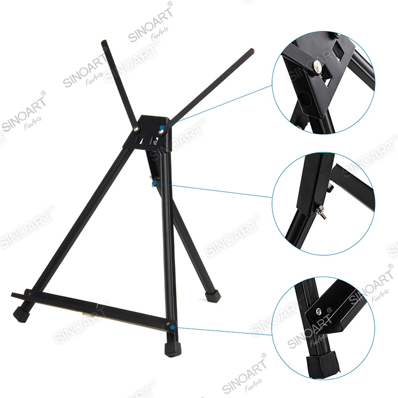 36x57cm Aluminum Table Display Folding Metal Easel