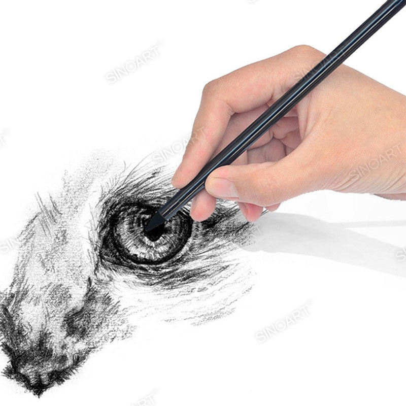 3pcs Woodless Charcoal Pencils hard medium soft Drawing & Sketching
