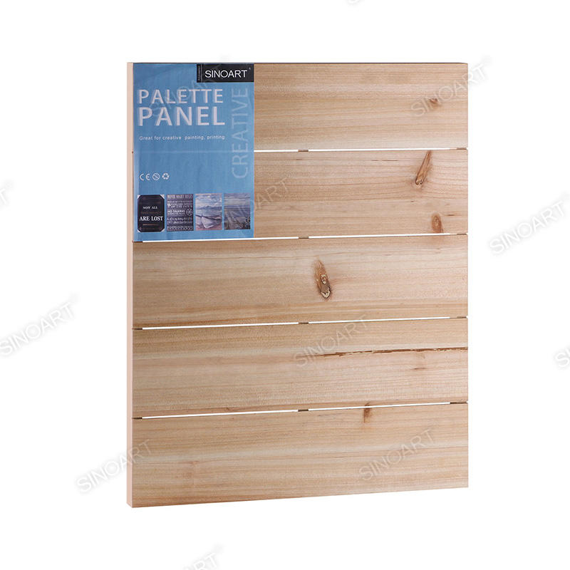 Wooden Palette Panel Art Painting Board Pouring Panels Wooden Canvas Board 