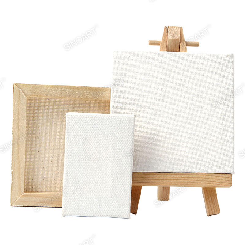 Mini Creative Display Blank Painting Cotton Stretched Canvas