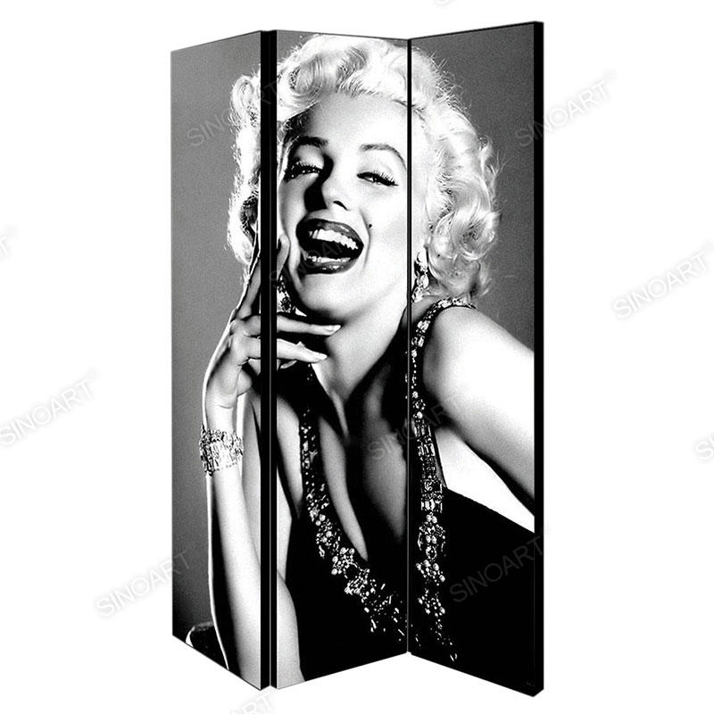 Canvas Folding Screen Perfect Home Wall Decoration Gifts Stretched Canvas