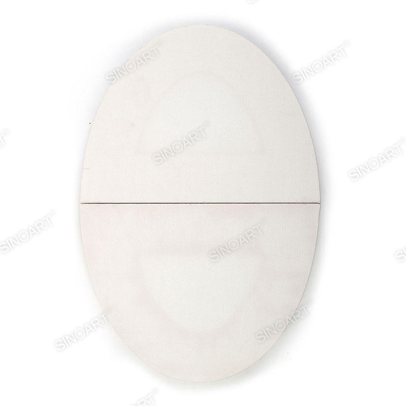 Two-in-One Oval Artist Blank Cotton Painting Stretched Canvas