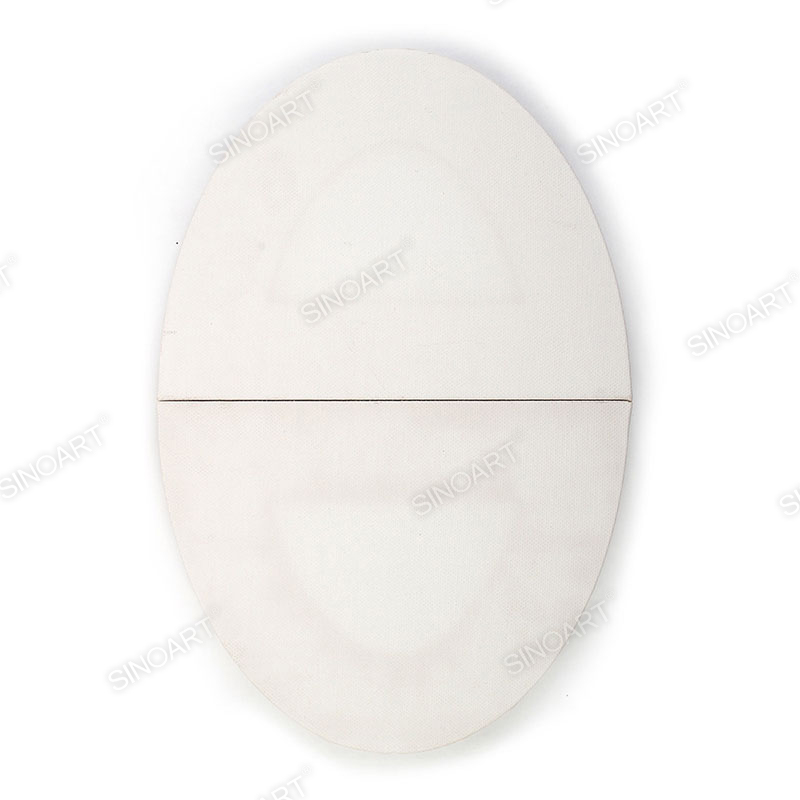 Two-in-One Oval Artist Blank Cotton Painting Stretched Canvas