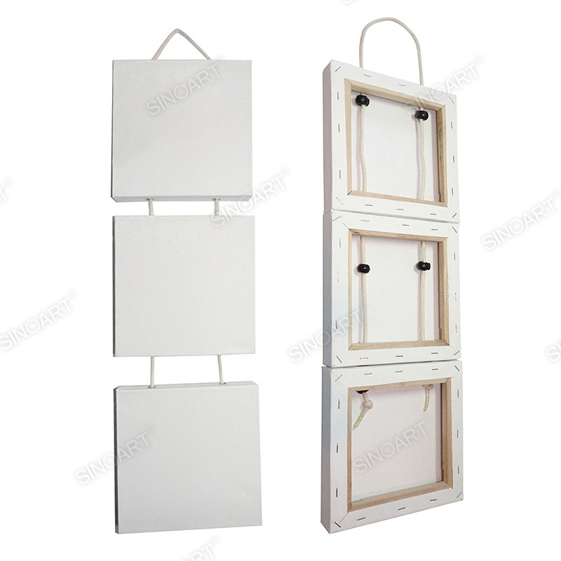 Hanging Creative Display Blank Painting Cotton Home Deco Stretched Canvas