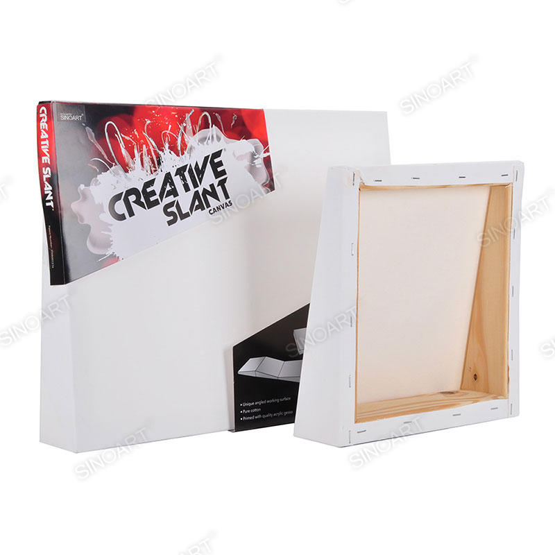 Creative Slant Blank Painting Display Stretched Canvas 