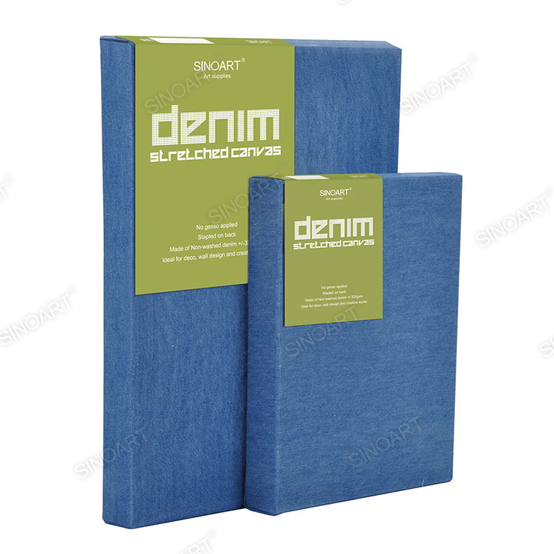 Denim Creative Acid Free Decorative Painting Stretched Canvas