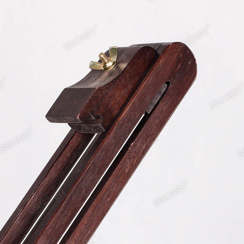 92x84(185)cm Antique Brown Mahogany Artist Sketch Box Table Desktop Portable Wooden Easel