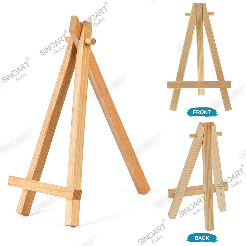 9x16.5cm Tabletop Display Stand A-Frame Portable Artist Tripod Wooden Easel 