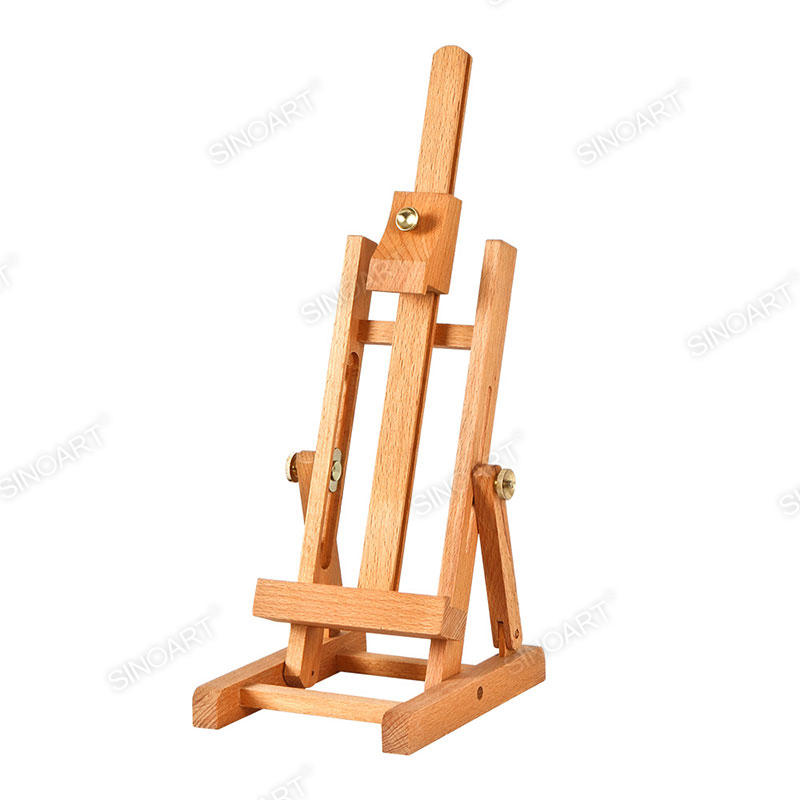 13x16.3x37cm Tabletop Display Stand A-Frame Portable Artist Tripod Wooden Easel 