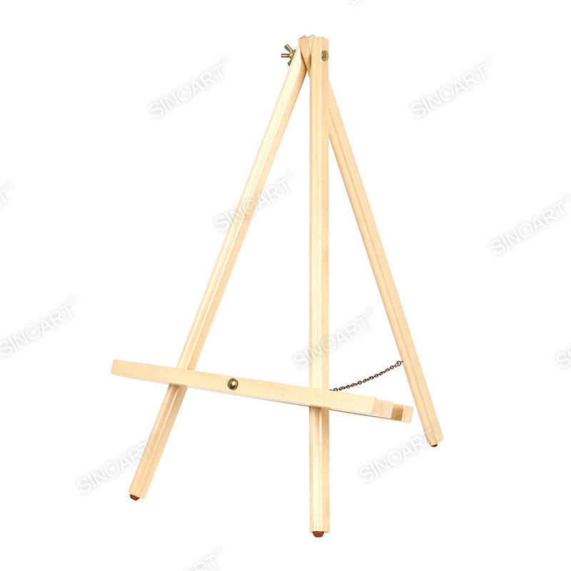 39x56cm Tabletop Display Stand A-Frame Portable Artist Tripod Wooden Easel 