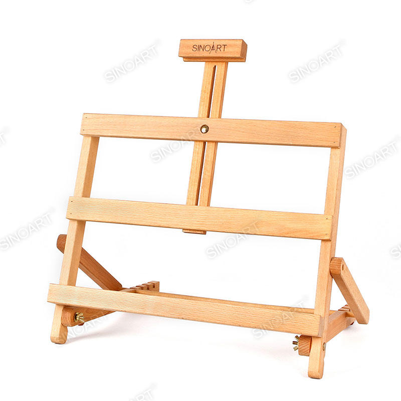 45x39x6cm Book Stand Adjustable Tabletop Desk Easel Portable Wooden Easel 