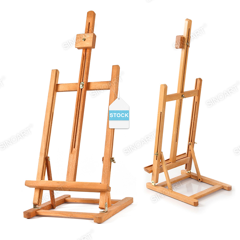 28x32x96cm Beech Wood Tabletop Easel H-Frame Studio Adjustable Display Portable Wooden Easel
