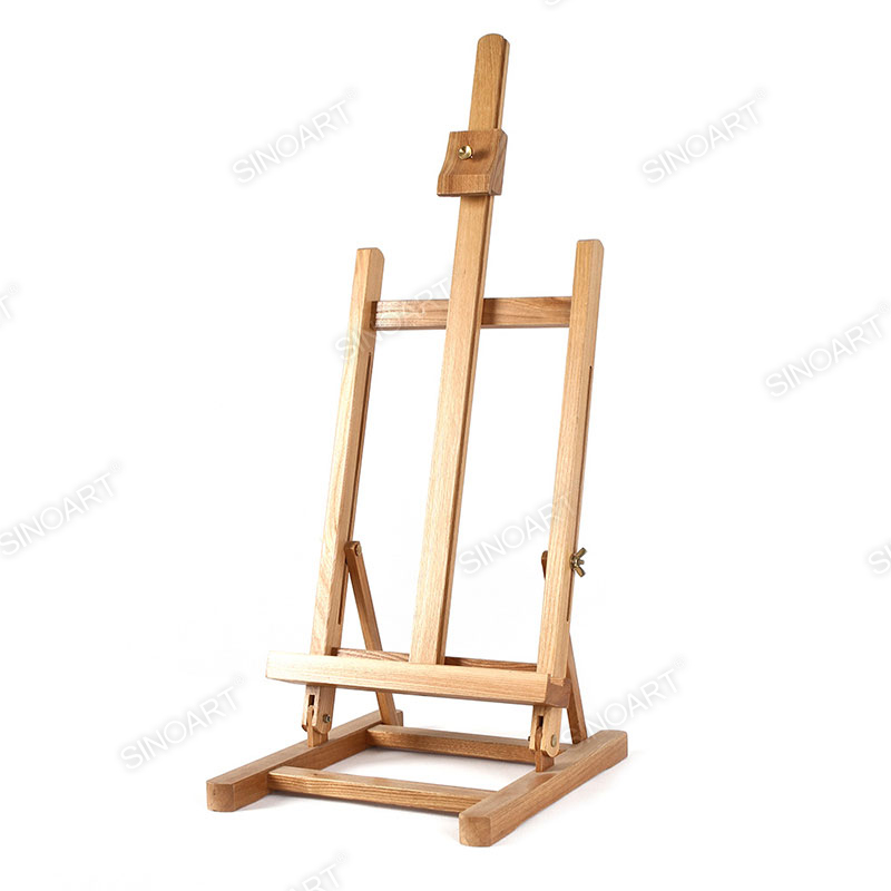 28x33x90cm Beech Wood Tabletop Easel H-Frame Studio Adjustable Display Portable Wooden Easel