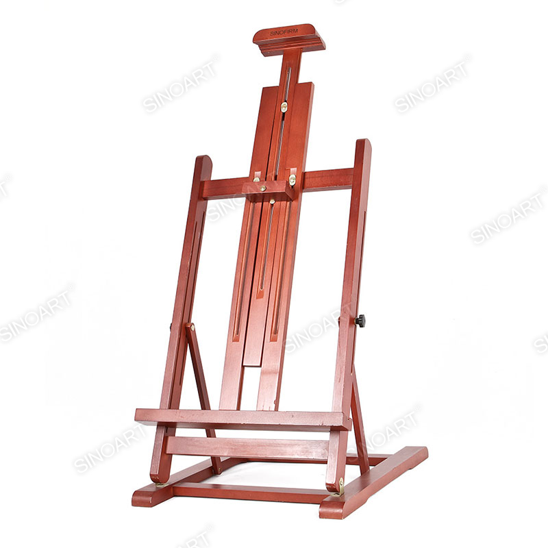 45x52x88(170)cm Beech Wood Tabletop Easel H-Frame Studio Adjustable Display Portable Wooden Easel