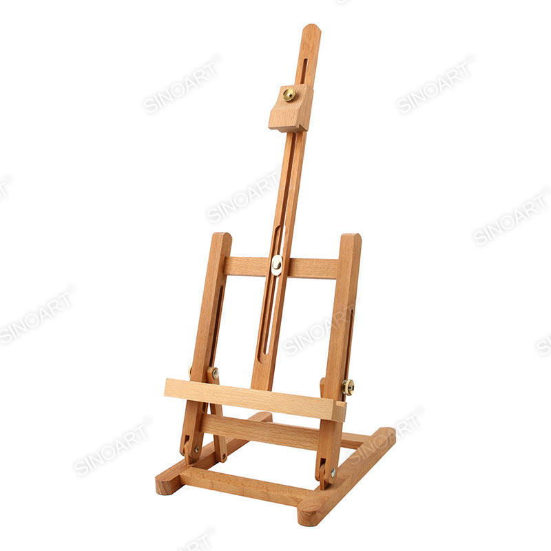18x19.7x56.5cm Tabletop Display Stand A-Frame Portable Artist Tripod Wooden Easel 