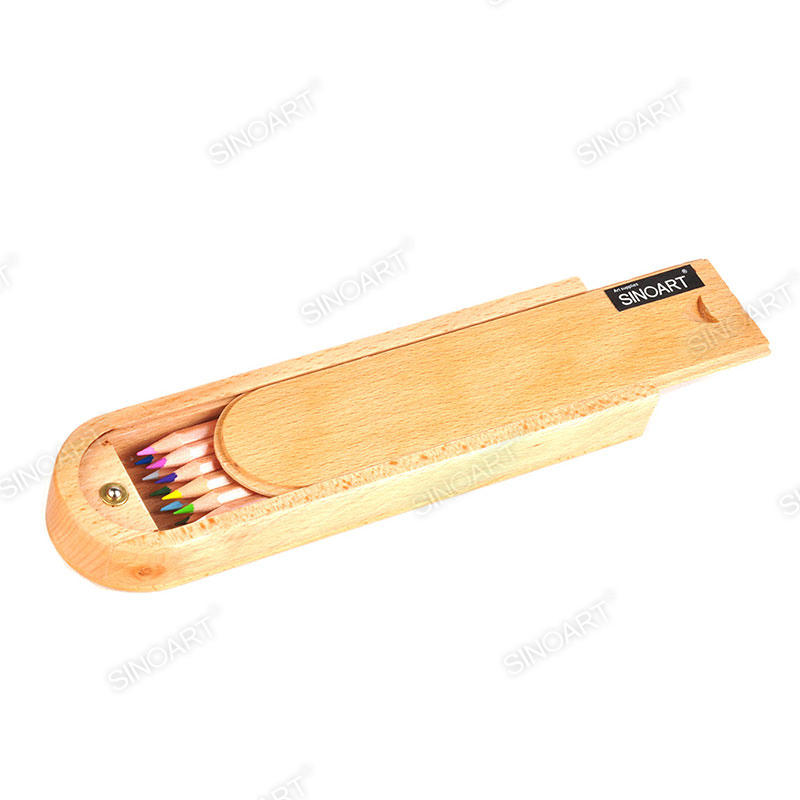 Wooden Pencil Pot Brush Storage Box Wooden Easel