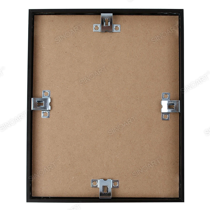 Deluxe Aluminum Display Picture Frame with Glass Hardware Metal Frame