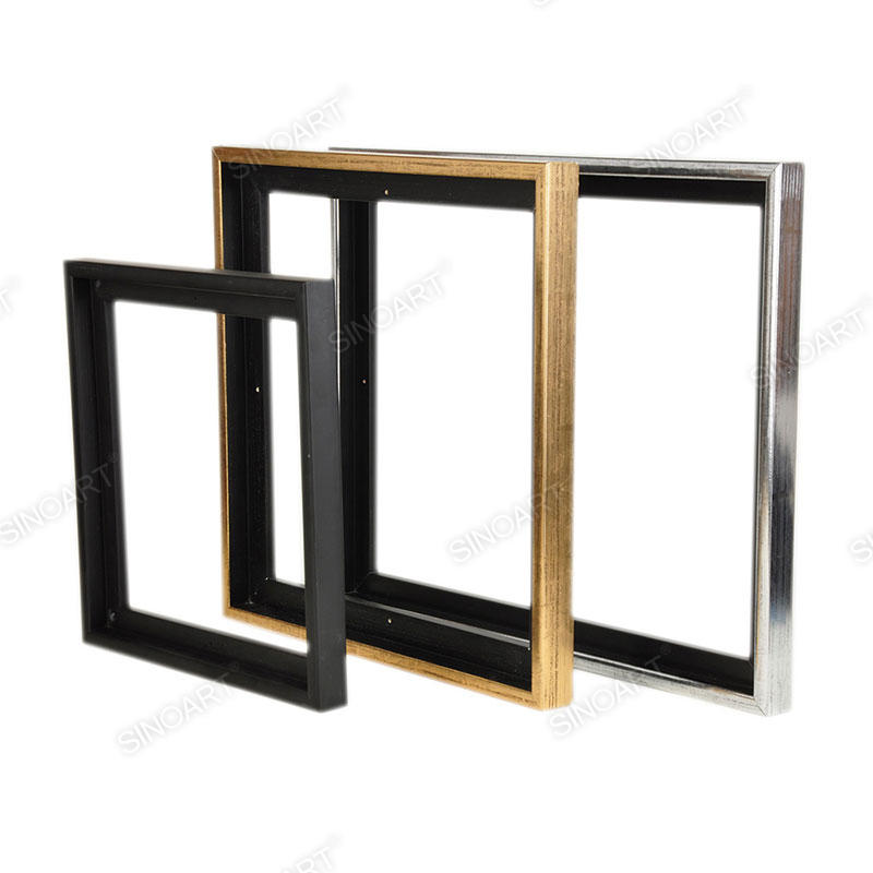 3.1x3.5cm Floater Frame for Canvas Paintings Wood Panel Frame