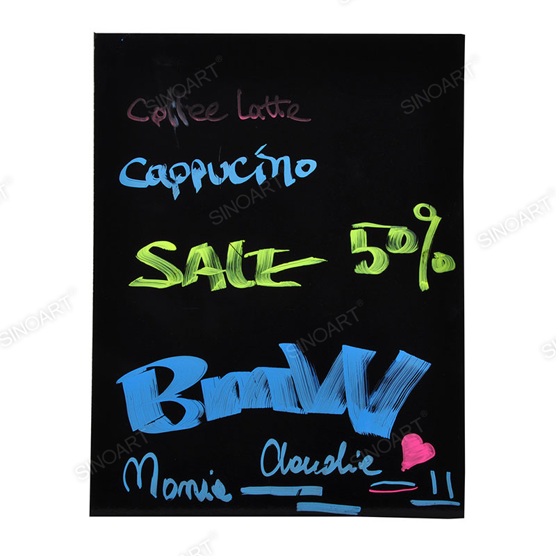 Chalk Marker Board for Wall School Classroom Black Board Paint Wall Frame