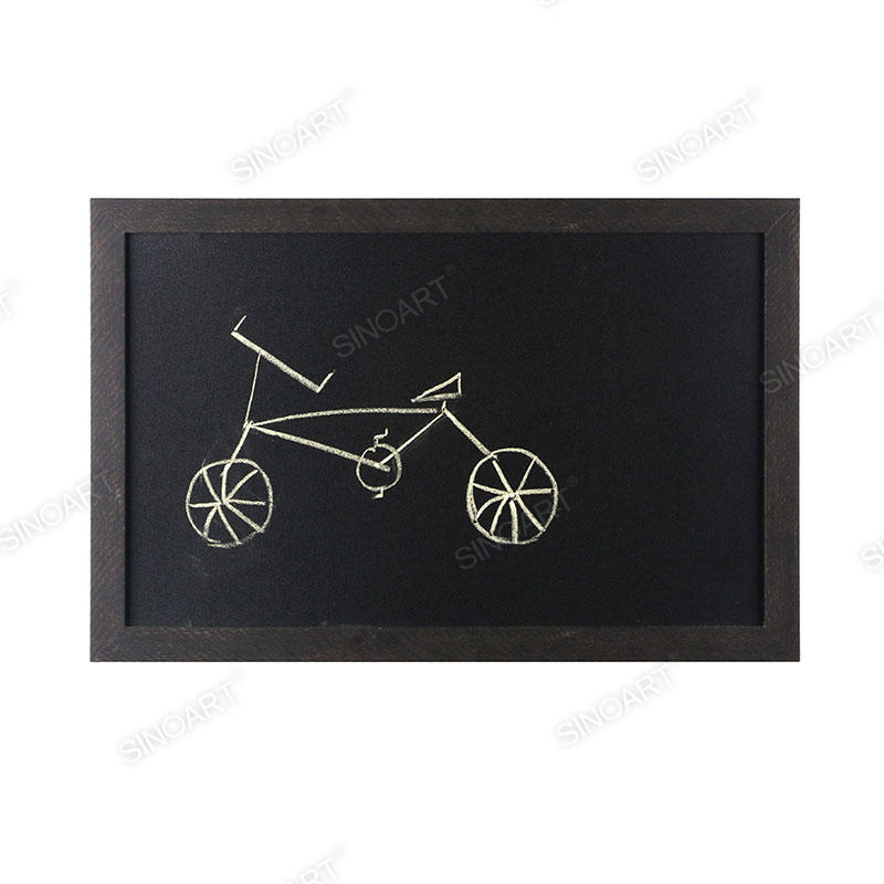 Wood Finish Frame Wall Mounted Note Board Frame