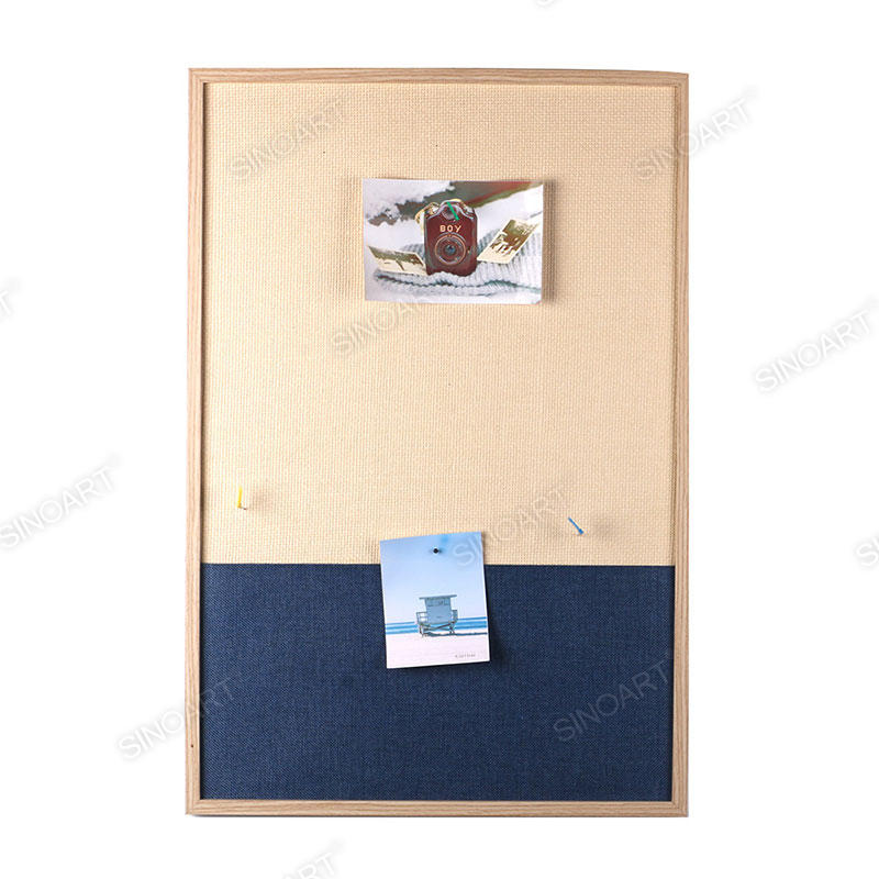 Wood Finish Frame Wall Mounted Note Board Frame