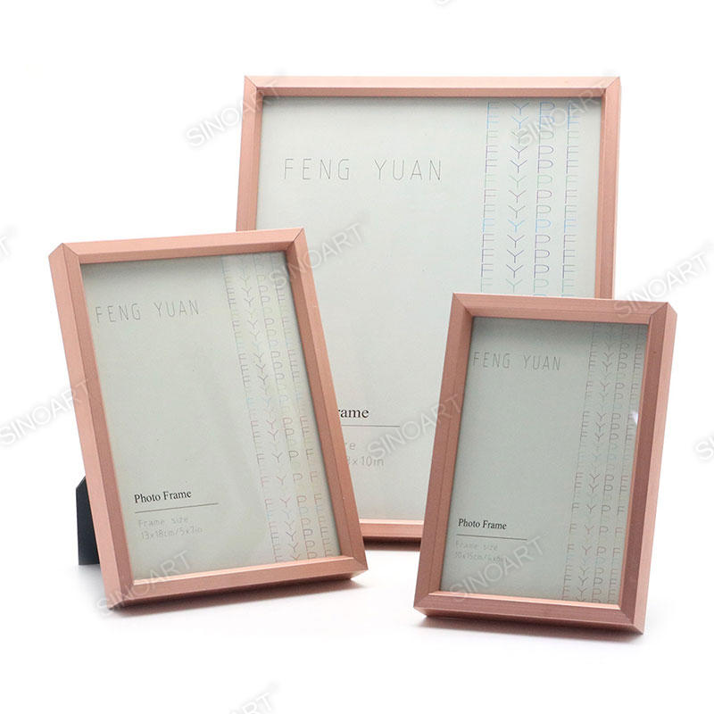 2.3cm Thickness Aluminum Wall Mounted with Easel Stand Picture Frame Photo Frame