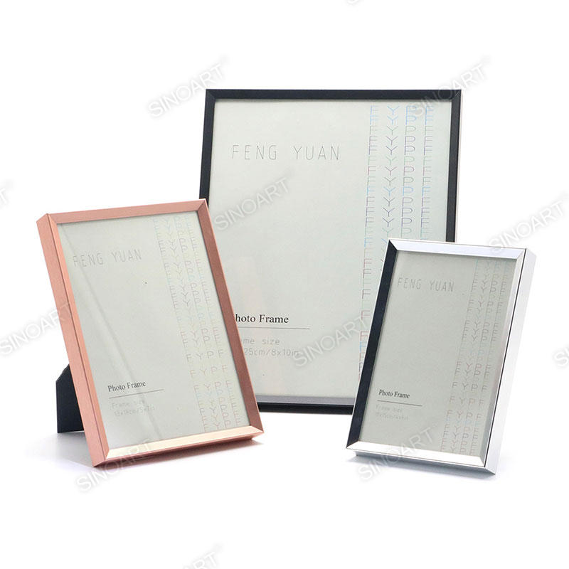 2cm Thickness Aluminum Wall Mounted with Easel Stand Picture Frame Photo Frame