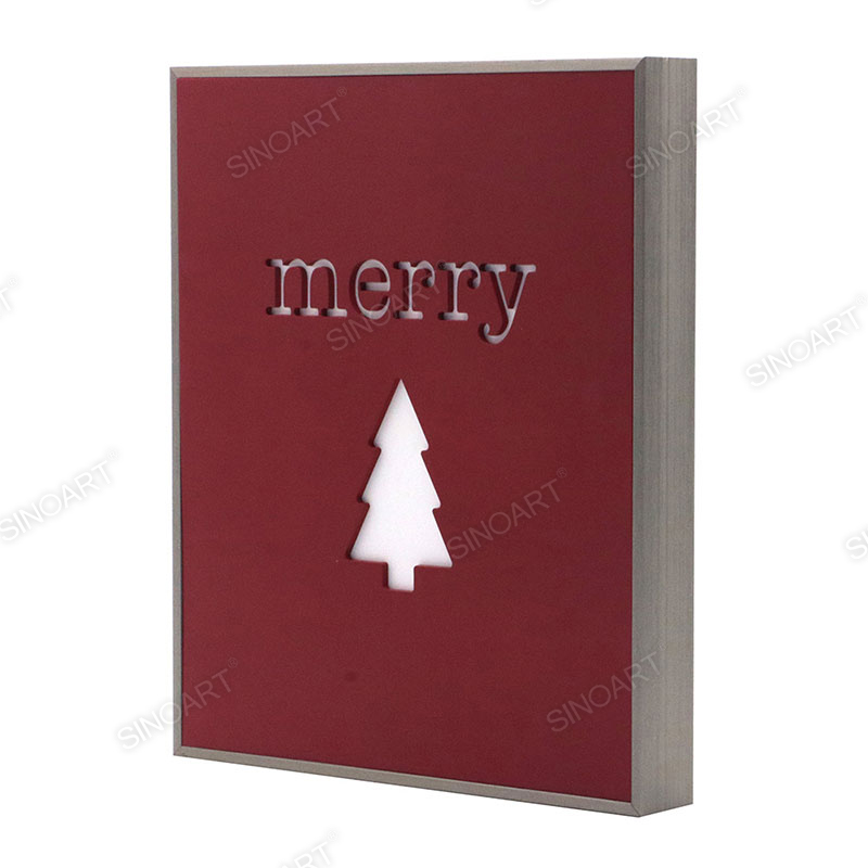26.4x3.8x31.5cm Wood Finish Art Frame Wall Mounted Display Picture Photo Frame