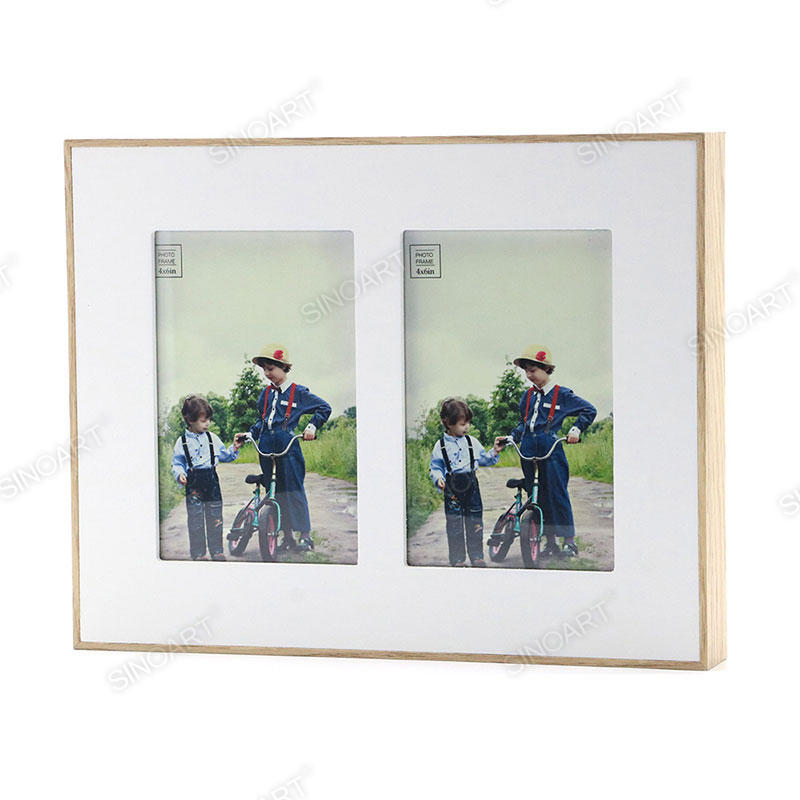 21.6x27.6x3.5cm Wood Finish Art Frame Wall Mounted Display Picture Photo Collage Frame