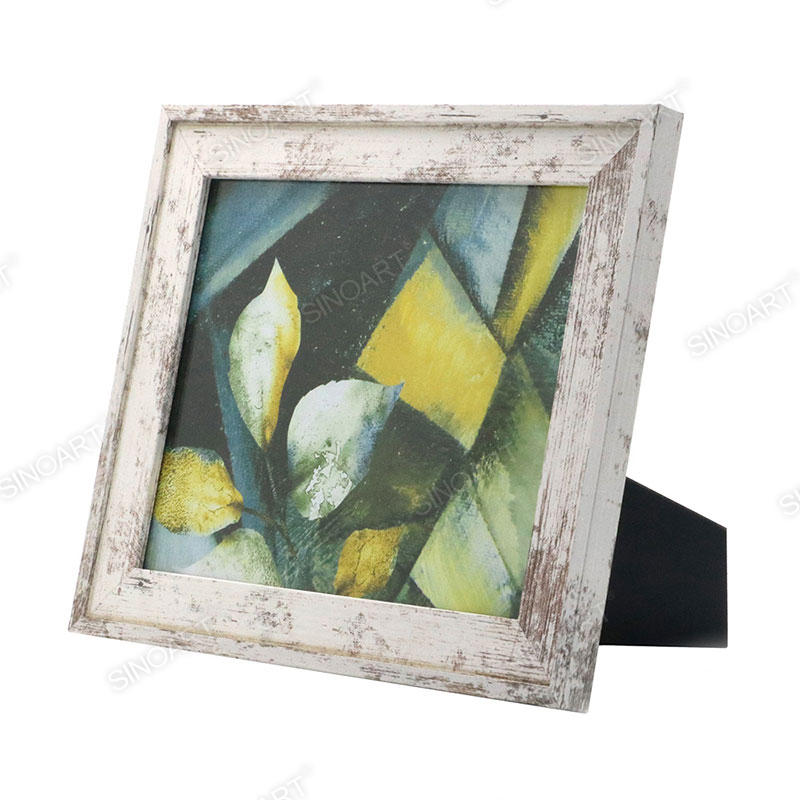 31.2x26.1x1.8cm Wood Finish Art Frame Wall Mounted with Easel Stand Display Picture Photo Frame