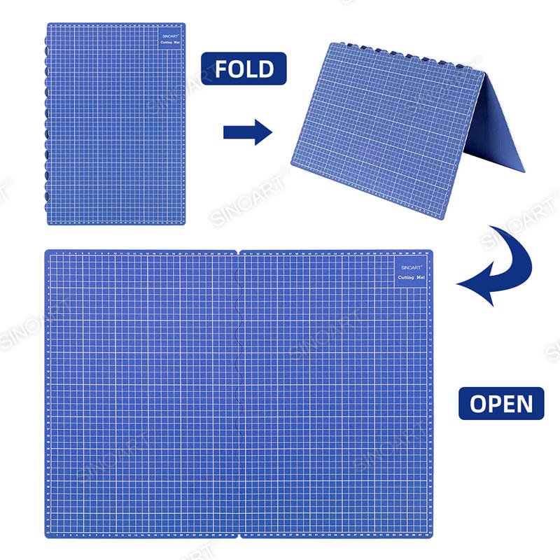 Size A1 A2 Foldable Cutting Mat Grids & Non-Slip Base Artist Tools 