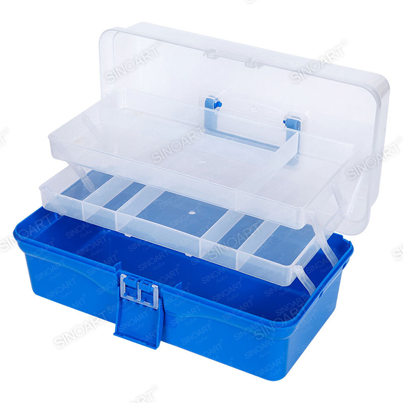 Three layers Art tool box 36x20x16cm Art and Crafts Case Artist Organizer