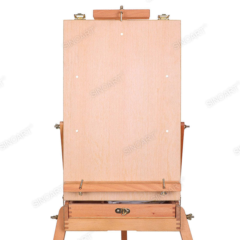 178cm Height Wooden Large French Field Studio Sketch Box Easel 