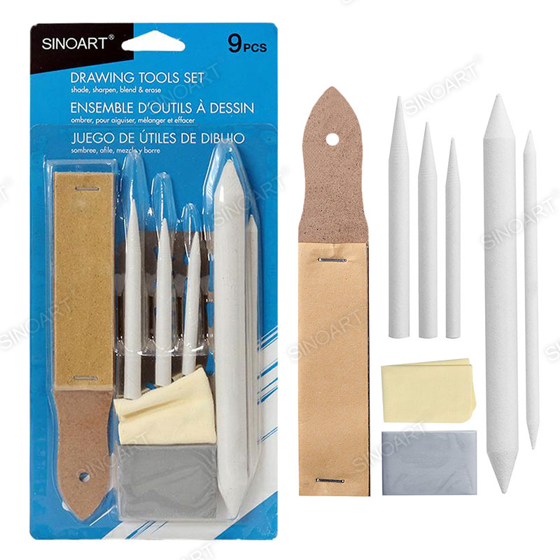 9pcs Drawing Tools Set Artist Shading Beginners Drawing & Sketching