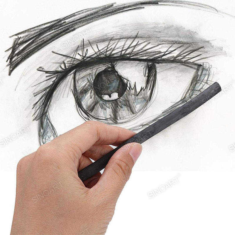 25pcs Willow Charcoal Length 135mm black Drawing & Sketching