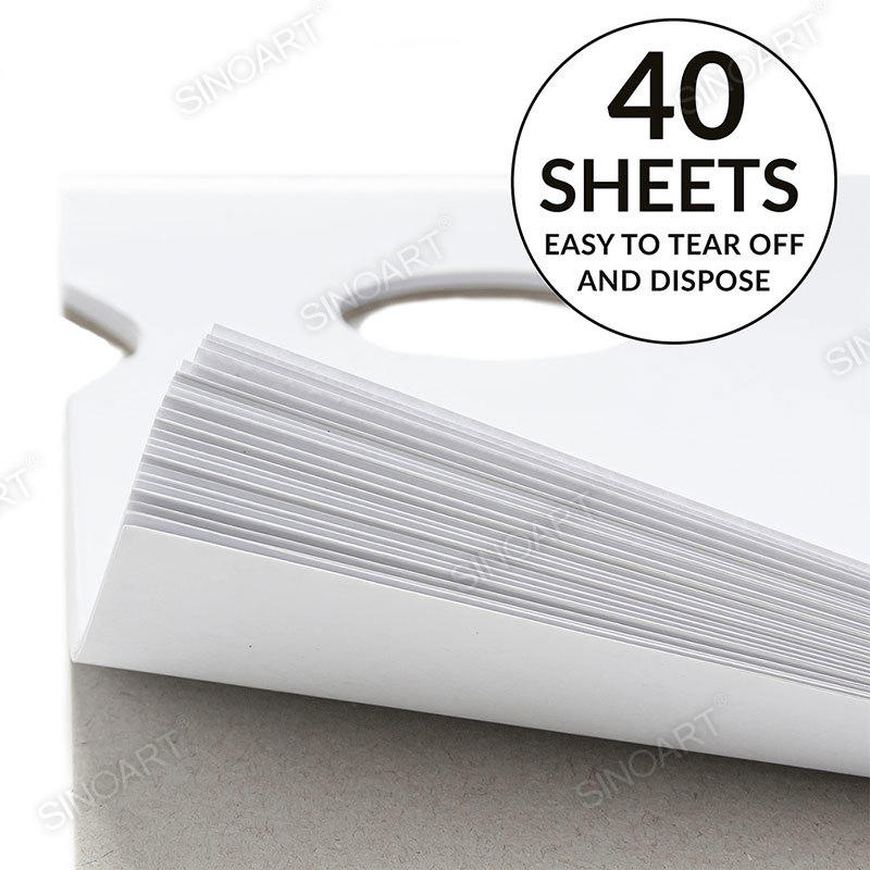 40 sheets Paper Palette Tear-off Artist Paper Palette 