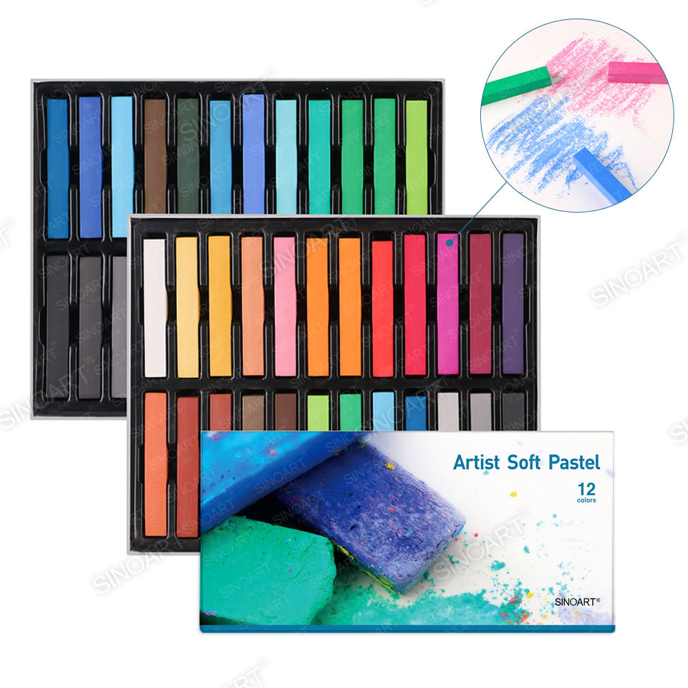 Soft Pastel Drawing Set In Hard box OEM art with soft pastes suppliers